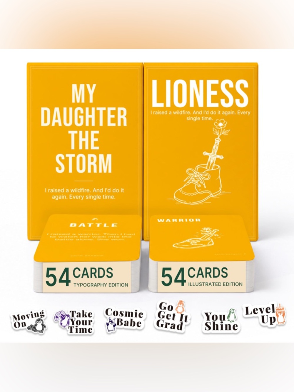 Funny Empowering Thoughtful Affirmation Cards for Women, Daughter Gift